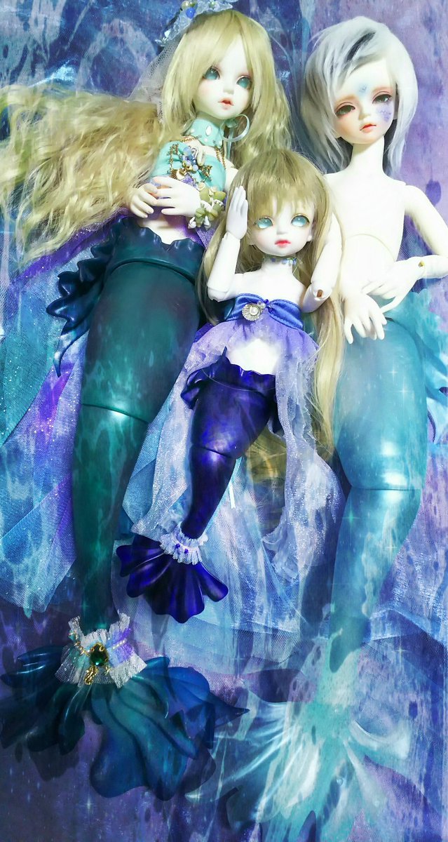 うめくらげ Ar Twitter 久し振りにこのタグみたので 御人形 人外 人魚注意 人魚ドールの写真下さい