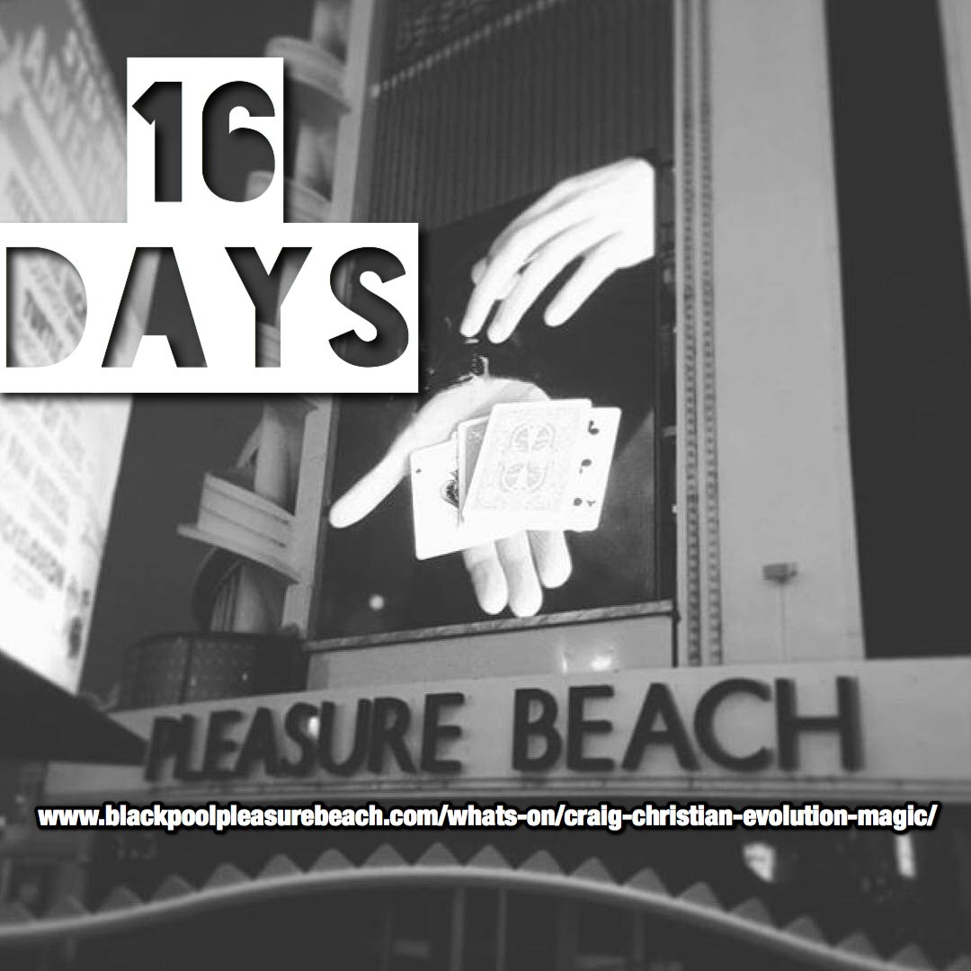 evomagic1's tweet photo. Evolution of Magic @Pleasure_Beach #countdown #blackpool #countdowntoevolution #rockandroll #magic #illusion #uk #show https://t.co/utCaEg0RWQ