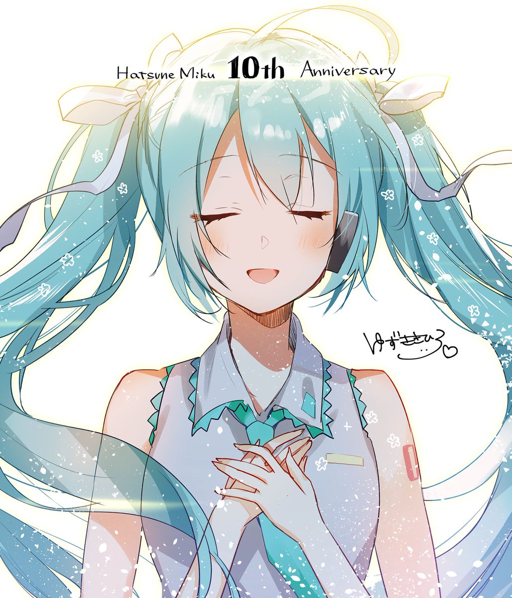 初音ミク 公式 初音ミク10周年まであと67日 イラスト 柚希きひろ 初音ミク10周年サイトはコチラ T Co G84r1e27sn 初音ミク Miku10th カウントダウンミク T Co Ogh7ux1n2j Twitter