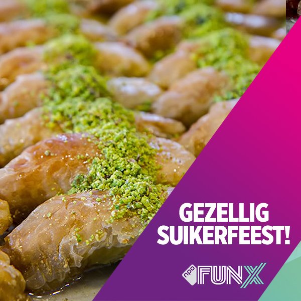 FunX wenst alle luisteraars die mee hebben gedaan aan de #ramadan een gezellig #Suikerfeest #eidmubarak