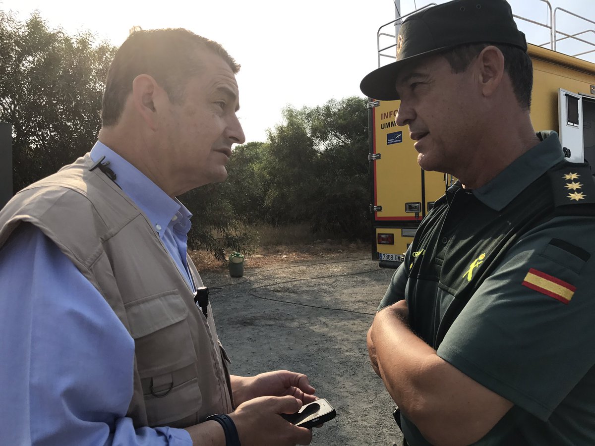 antoniosanz's tweet photo. Unos 80 agentes @guardiacivil de Seguridad Ciudadana, Seprona, Tráfico y Patrulla fiscal y de Frontera participan en #IFMoguer #IFMazagon https://t.co/BsuBc13IYB