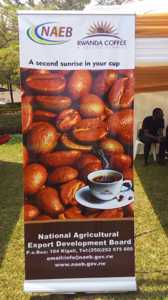 RwandAgriExport's tweet photo. Haven't yet tasted #RwandaCoffee? Come and get the opportunity at NAEB's stand in #RwandaAgrishow2017. https://t.co/G9RROCBm40