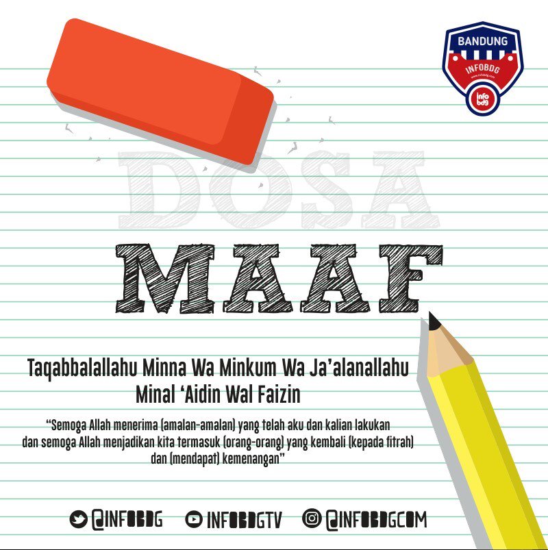 Selamat Hari Raya #IdulFitri 1 Syawal 1438 H.
Mari jadikan momen Lebaran kali ini utk saling memaafkan. 
Mohon Maaf Lahir &amp; Bathin 🙏