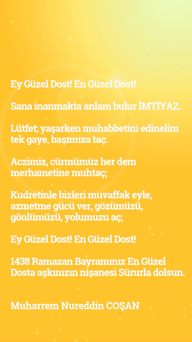 Ramazan Bayramınız Mübarek Olsun. #MNC