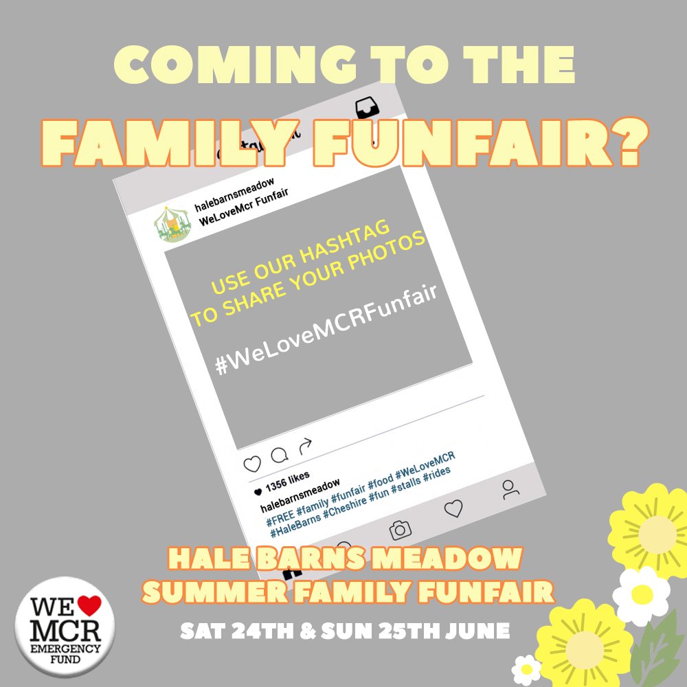 Coming to the Summer Family Funfair today? Use #WeLoveMCRFunfair to share your photos #Cheshire #Halebarns #today #family #event #Altrincham