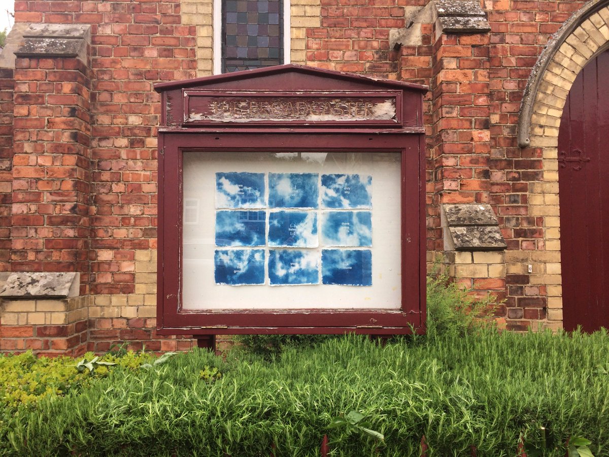 BraceyAndrew's tweet photo. Both Broadcaster sites now have wonderful #TextImageText works in them @Ellen____Brady at Wellingore and @Geo_ScapeLand at Waddington-go see https://t.co/BckbbzXz8J