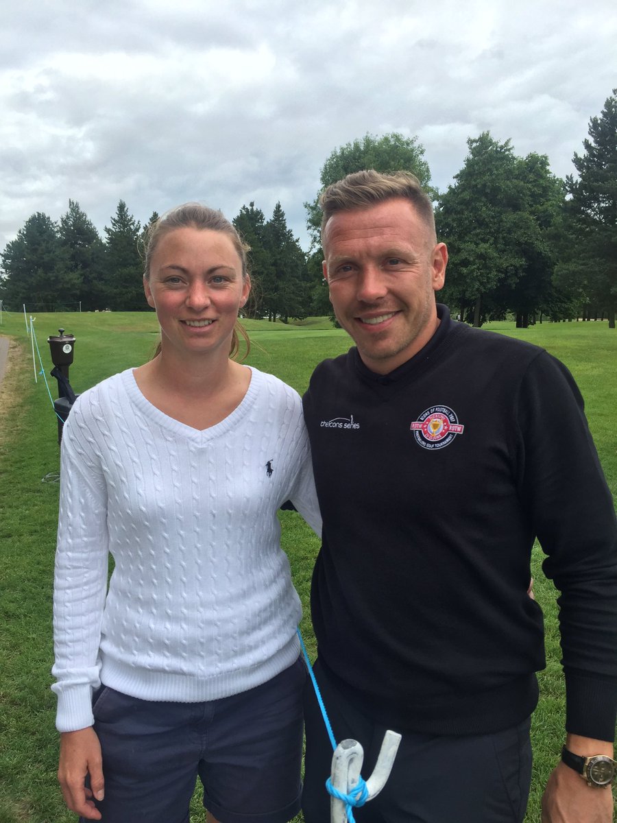 One of the best days ever love football love golf love meeting all these player buzzing