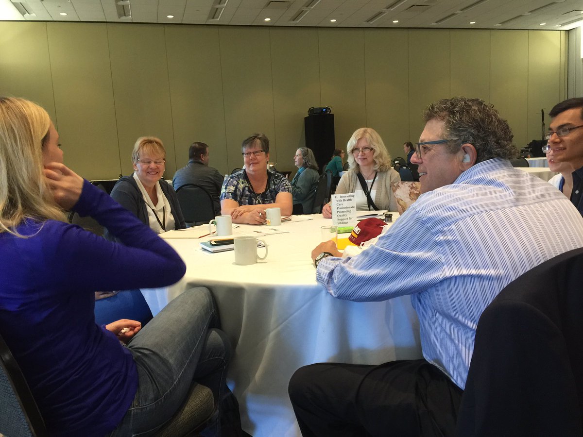 sibleadership's tweet photo. Some great table talks on sib-related topics happening this morning! #SLN2017 https://t.co/k81zVAWQZz