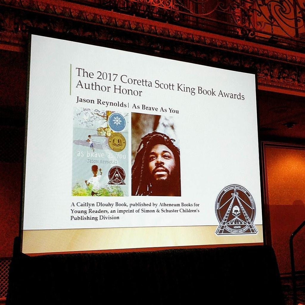 Hooray for Jason Reynolds and hid Coretta Scott King Book Awards Author Honor!! #cskawards #alaac17 ift.tt/2rQm5Uv