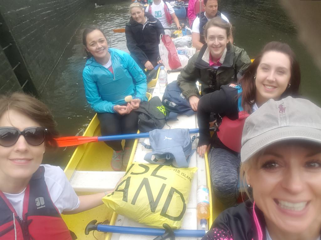 HCRlaw's tweet photo. Lock 2! Still another lock to go before breakfast!@StRichardsHosp #ppp #hcrlaw #riverfun #charitysunday #teamworkmakesthedreamwork https://t.co/Vr3tHeUvBH
