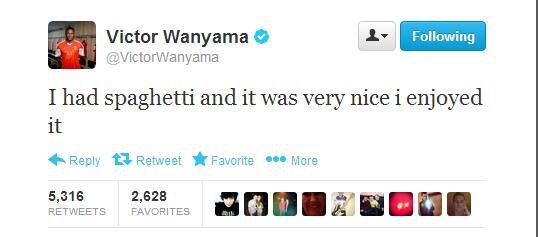 Happy birthday to Tottenham s  Victor Wanyama! 

Here is arguably his best ever message!  