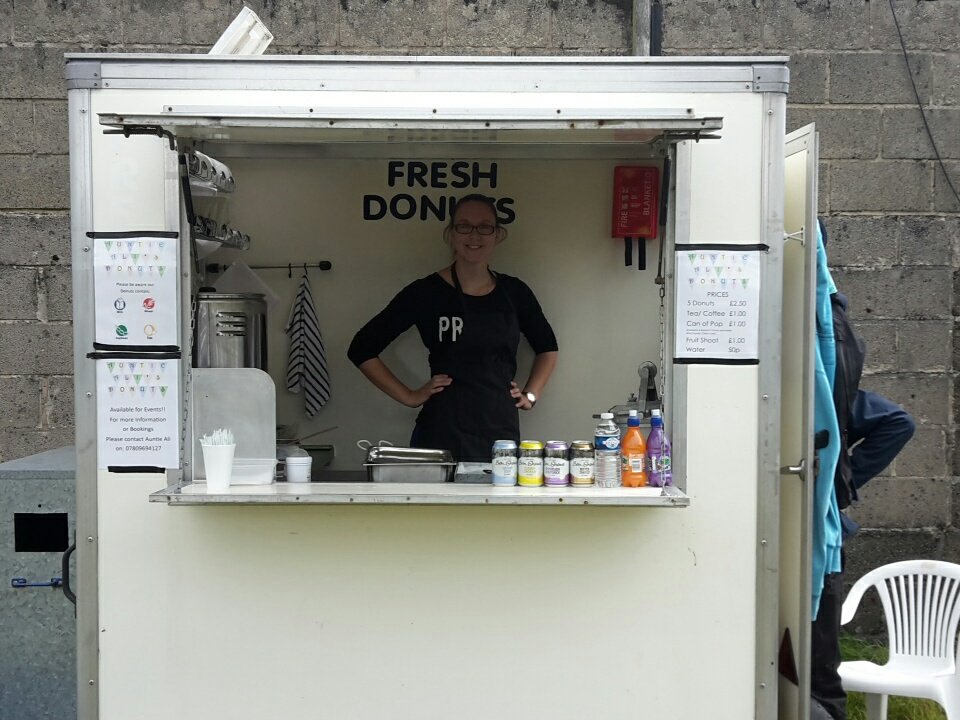 Our donut van is up and running again this morning. Available for all events: school fairs, festivals, parties, weddings!  DM for details!