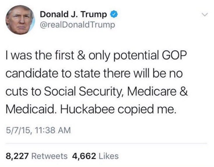 HarryPotterMAGE's tweet photo. #False45, lucky for us Twitter is always here to remind us of your blatant lies
#NoTrumpCare
#SaveACA
Keep tweeting Trump! #HeroesResist https://t.co/GP88jpBfA0