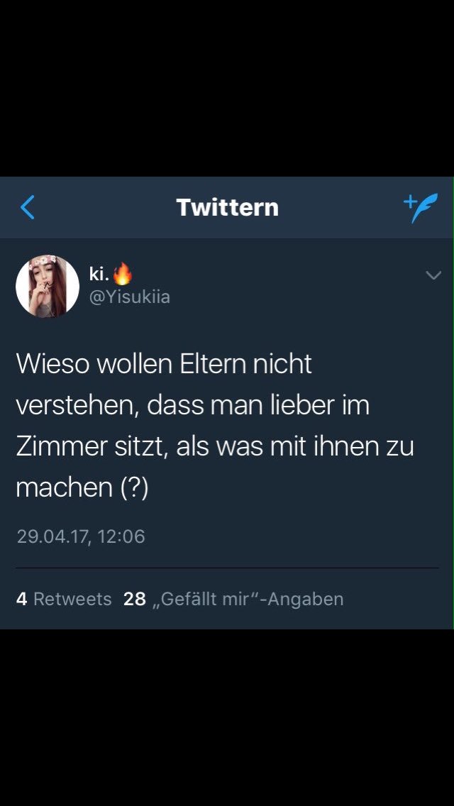 niolja19's tweet photo. Irgendwann stehen die beiden am Sterbebett ihrer Eltern und erinnern sich an diese Tweets. https://t.co/tdF7AAylrA