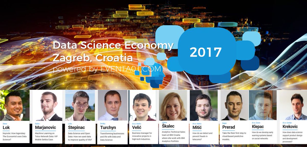 CORP2IN's tweet photo. Dobro ste se odmorili, sada je vrijeme za malo znanosti o podacima (Data Science): https://t.co/xnUrLgrPIa Zagreb, 28.06.2017 #datascience https://t.co/YKFNzgr7Rp