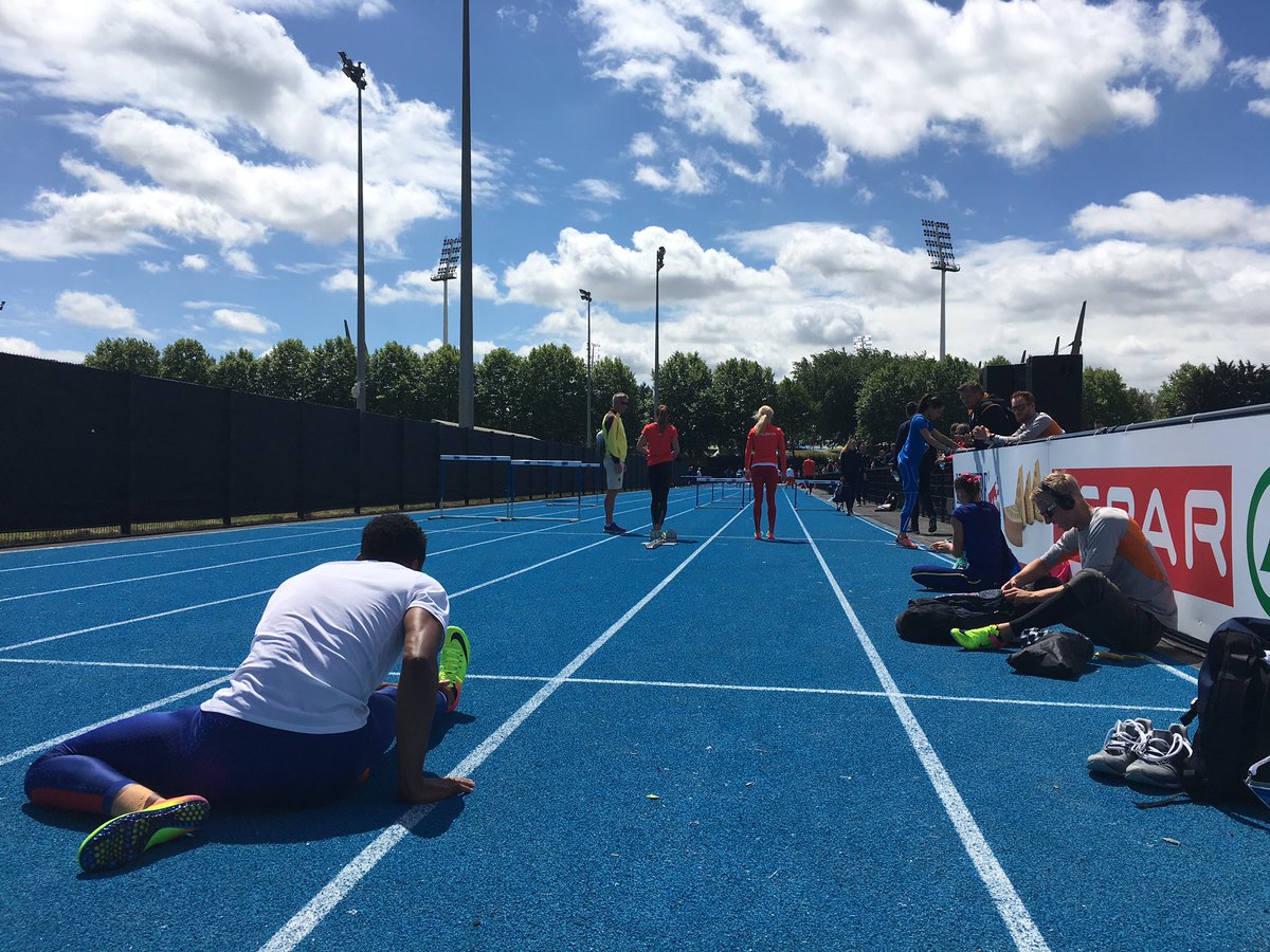 Third and last day of the #ETCH2017 
➡️ View from the warm-up track 👀🔵 #LilleMetropole2017