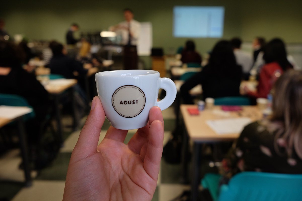 AgustCoffee's tweet photo. Per diffondere la cultura del #caffè #Agust ha creato #AgustCoffeeAcademy, con corsi di formazione per operatori del settore e appassionati. https://t.co/wi7svFCgW5