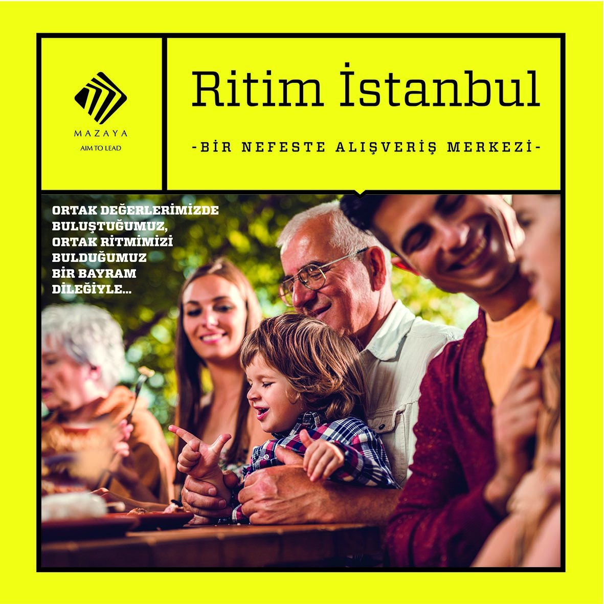 RTMstanbul1's tweet photo. Ritim İstanbul iyi bayramlar diler...#RitimİstanbulAVM #Ritimİstanbul #MazayaHolding #AlMazaya https://t.co/mECAHSmsIk