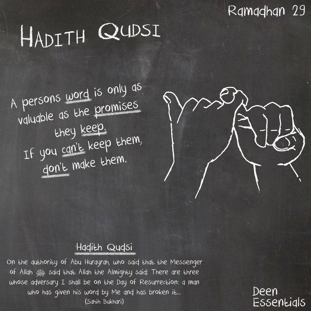 DeenEssentials's tweet photo. Hadith Qudsi - Ramadhan Day 29 https://t.co/rhg1b4RD72