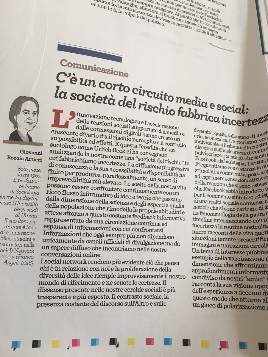 gba_mm's tweet photo. La società del rischio che fabbrica incertezze (coi media) su @OrigamiTwitta https://t.co/mf2ieD1GNk