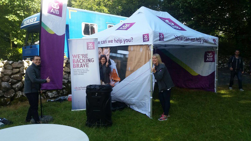 KennethDeery's tweet photo. Team @AIBBiz setting up @CorrandullaShow earlier this morning. More to follow. AIB thrilled to support the show. https://t.co/pGY1abeXn8