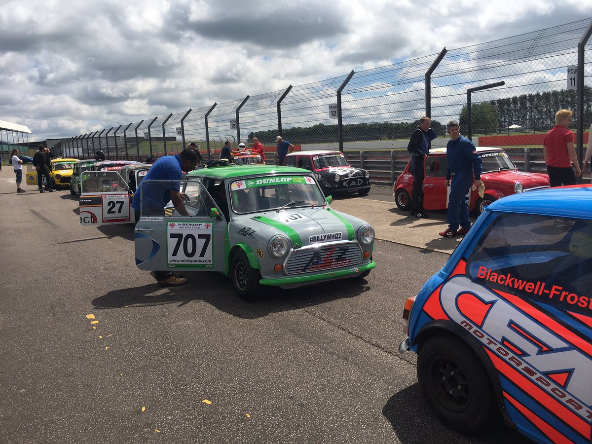 CFMmotorsport's tweet photo. Having a blast at Silverstone with the CFM team, awesome racing, bring on round 2! #mini7racingclub #minispares https://t.co/EZOX9QXjvd