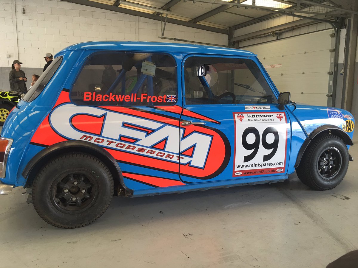 CFMmotorsport's tweet photo. Having a blast at Silverstone with the CFM team, awesome racing, bring on round 2! #mini7racingclub #minispares https://t.co/EZOX9QXjvd