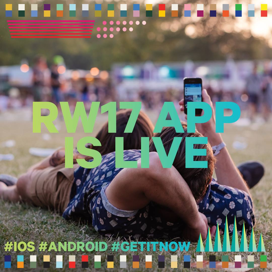 The official #RW17 App presented by Proximus, a whole festival guide that fits in your pocket. Download it now! 📱👉 po.st/rw17app