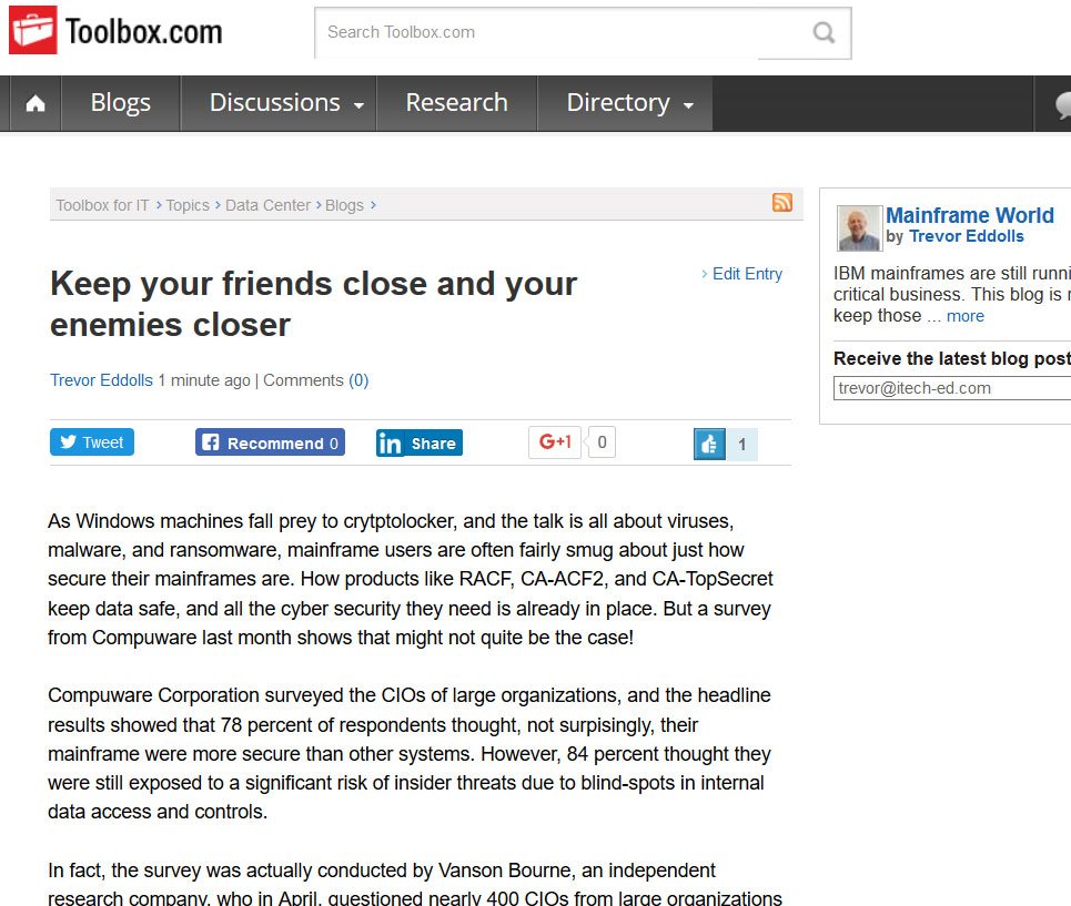 t_eddolls's tweet photo. #Compuware Keep your friends close and your enemies closer: https://t.co/J4XX1Th8vE https://t.co/vzOXlGuR5u