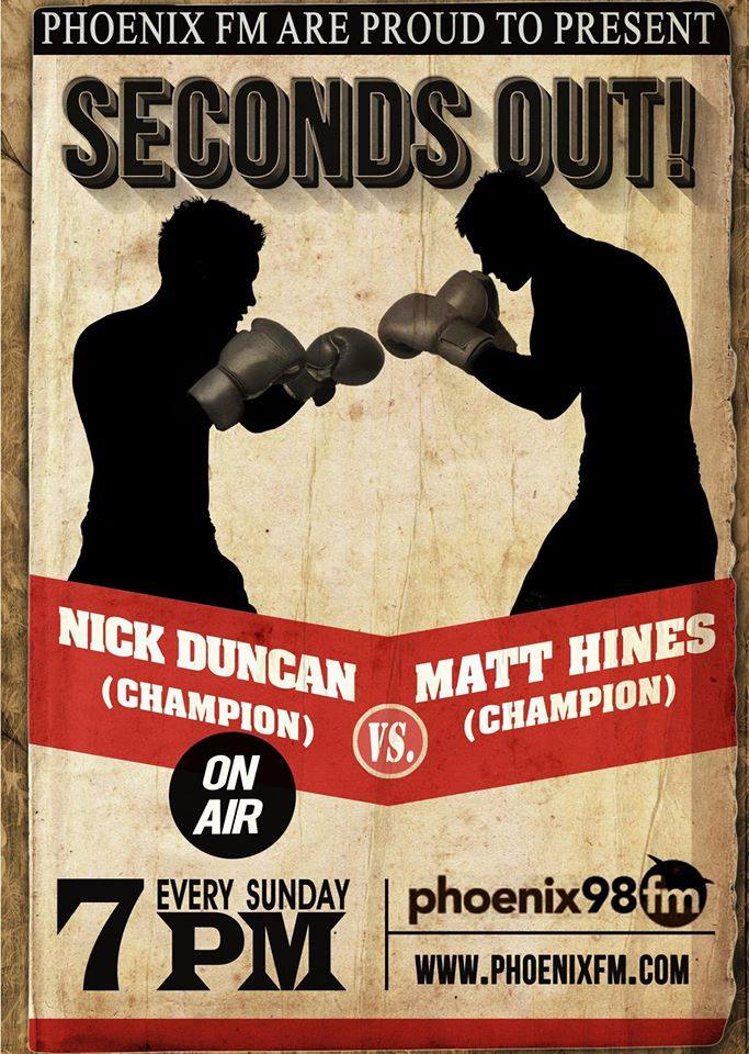 On the Radio at 7pm for another Episode of Seconds Out! on Phoenix FM interviewing <a href="/EddieHearn/">Eddie Hearn</a>  Got a question? Comment below: <a href="/phoenixfm/">Phoenix FM (we're on 🦋)</a>