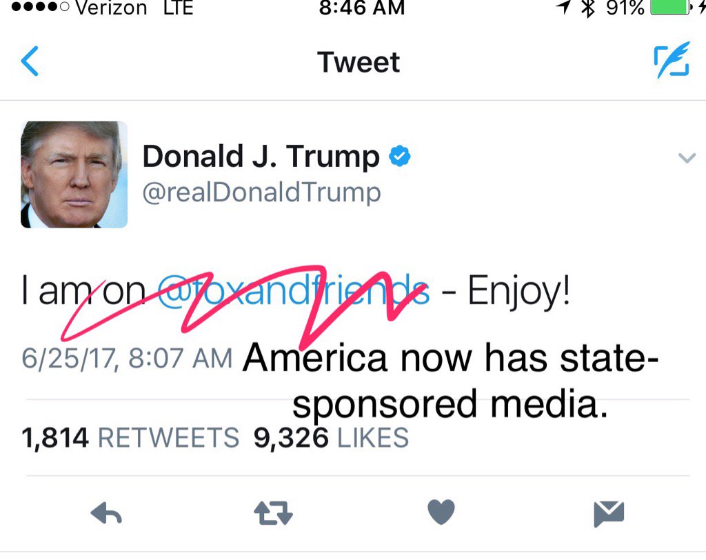 Trump, Only Better tweet media