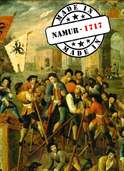 Il y a 300 ans, les #echasseurs namurois joutaient pour le Tsar #PierreLeGrand à #Namur.
#fierdenotrehistoire #mesechassesmonpatrimoine