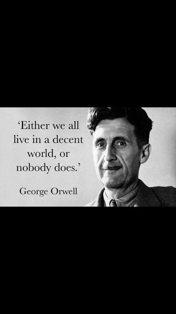 junesarpong's tweet photo. Happy Birthday George Orwell. https://t.co/quxwOTlErh