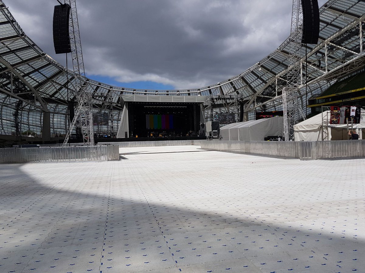 Actavo_Events's tweet photo. All ready for Phil Collins tonight in the @AvivaStadium_ #ActavoEvents https://t.co/iQkhv8U6gi