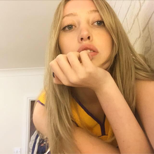 | Don't really get along with straight hair but you know, I like it sometimes.