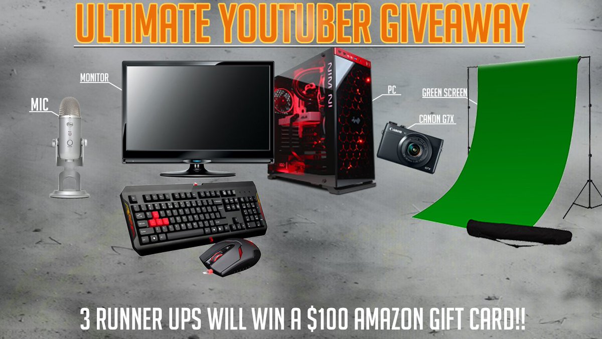 Chaosxsilencer's tweet photo. GIVING AWAY A YOUTUBER ULTIMATE SETUP! Multiple ways to enter here https://t.co/SdmQ7WO4m0 RT this tweet &amp; Follow for a BONUS Entry https://t.co/jpo9RrtSfz