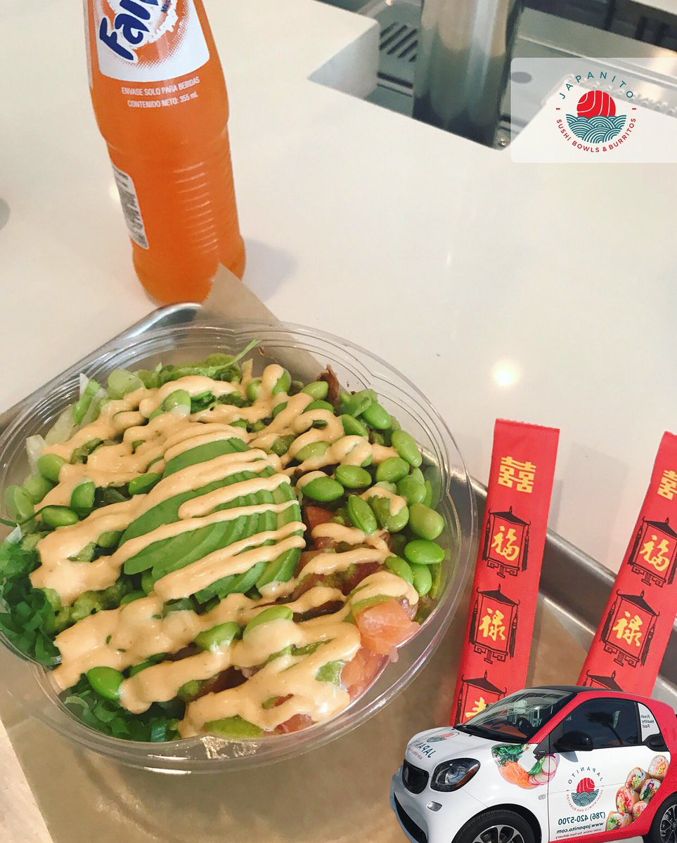 Japanito_Mia's tweet photo. #Delicious 🍣 Sushi Bowls 🥙
&amp; Burritos 🌯 Delivered To You!! 😋
Order #Japanito for 🚘 #Takeout today:📍1701 Sunset Harbour Dr.
📲(786) 420-5700 https://t.co/XZf8eh0zzt