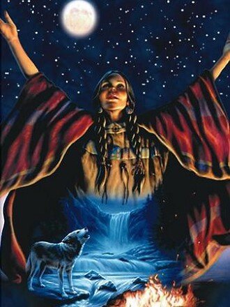Men, honor your beloved #Goddess!~She has the strong spirit of #FatherSun, changing moods of #SisterMoon & courageous Will of# MotherWind.