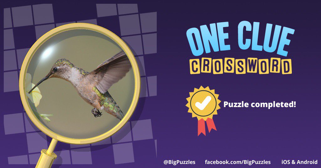 TeamLamswood's tweet photo. I completed a puzzle in One Clue Crossword. Play now for free!
https://t.co/4kwENxmuKD #OneClueCrossword https://t.co/SJ7O6IM8Lc