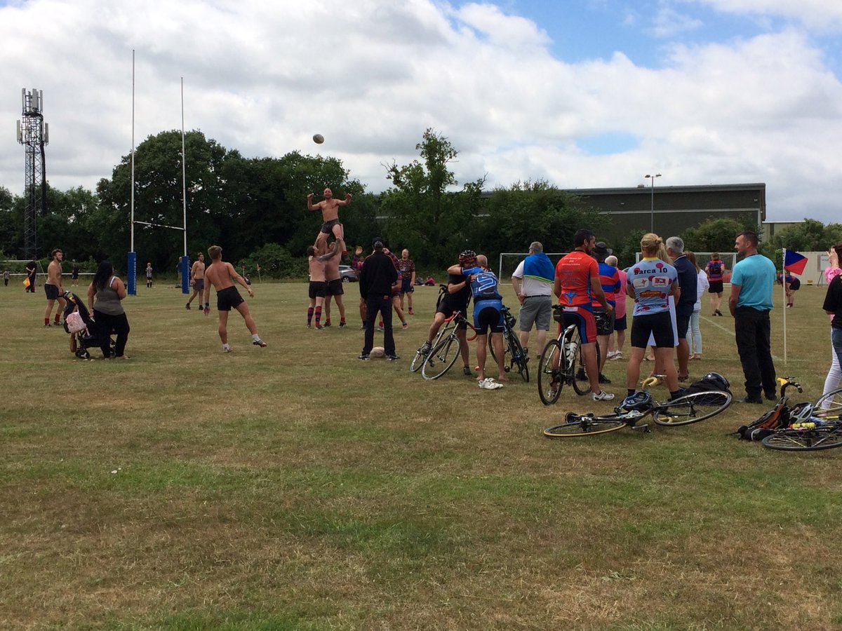 Good turnout for the #rugby, and #football matches underway at the Festival of Sport <a href="/kent_freedom/">Freedom Leisure Kent</a> Welfare &amp; Leisure Centre #Ayleshamat90
