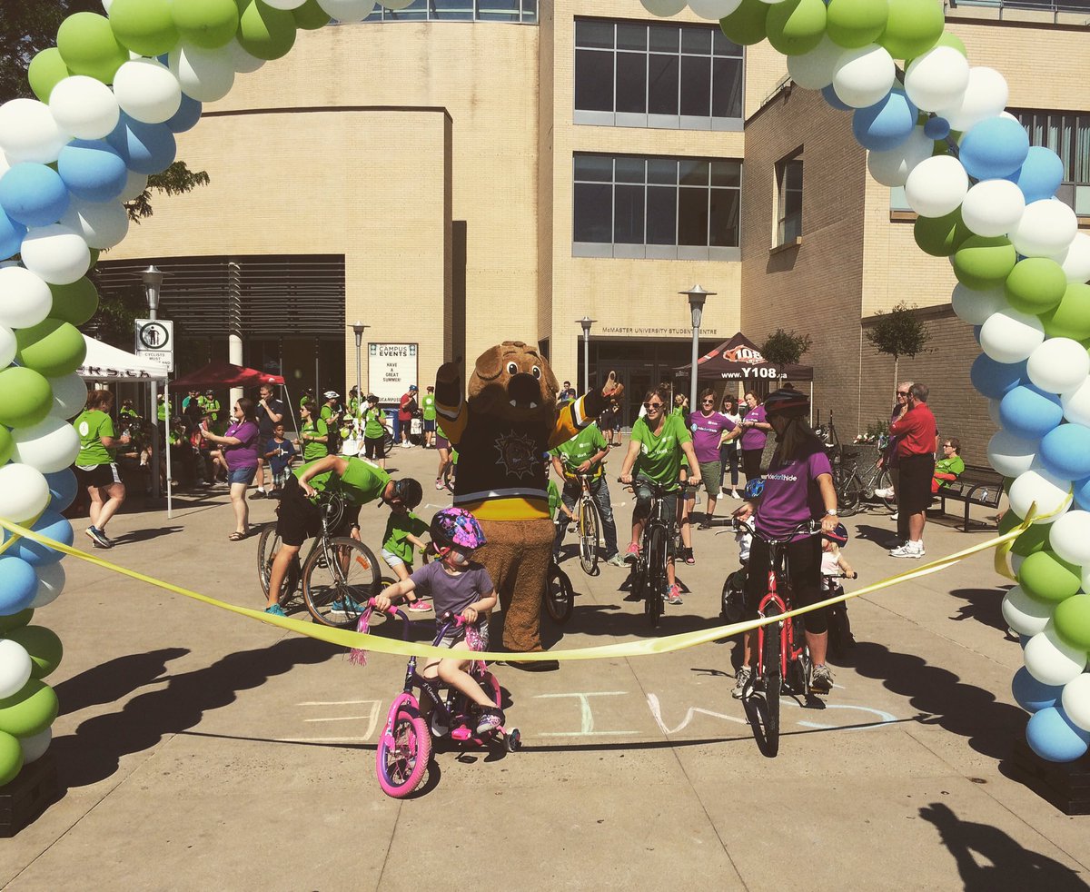 AM900CHML's tweet photo. And they're off! Kids 1.5K ride is underway! Come down & join the fun, enjoy some great swag, food, kids fun zone, & more #ridenothide https://t.co/JGCbbAqd2s