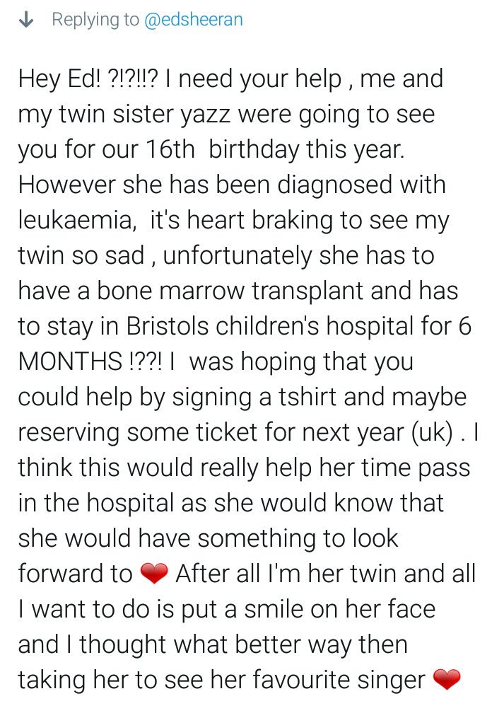 Jess_Morfey's tweet photo. @edsheeran I love you ed !?!❤💜 please help https://t.co/3yPASKEJHb