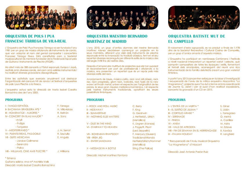 OPPFTarrega's tweet photo. Programa del Plectre a la fresca 2017
#music #plectropower #plectrealafresca https://t.co/GA3LJMSkTg