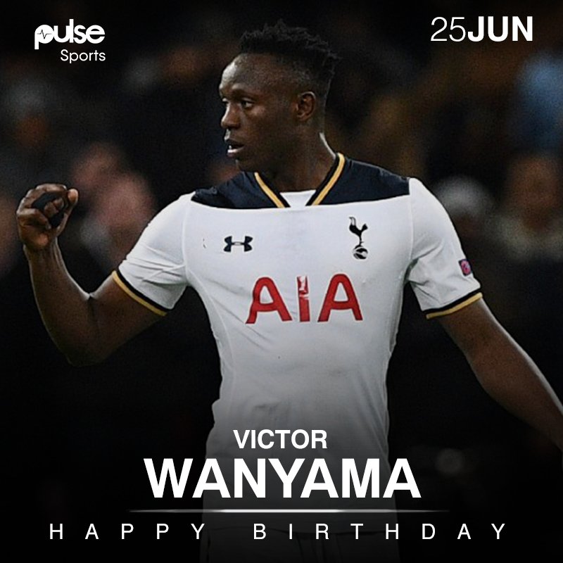 Happy birthday to Tottenham Hotspur star, Victor Wanyama. 