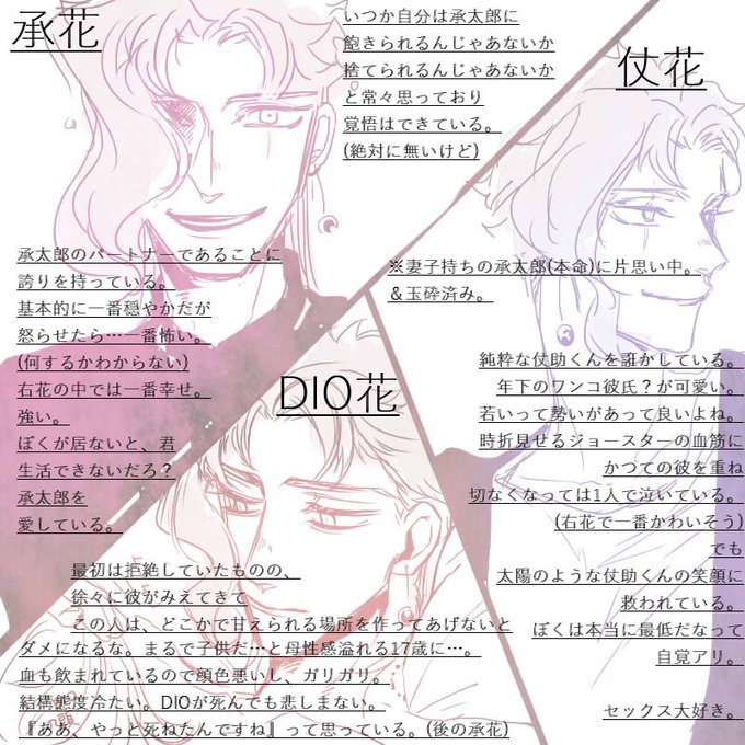 #いろんな右花の院

びんじょるのです♥
あくまでも、『今の』やまおの思考ですので。
コロコロ変わります。というか何でも好き。

設定が書き足りない…。

※基本的な軸は承花ですのでご注意を。
すんません。 