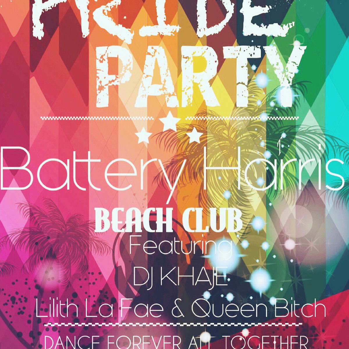 BatteryHarris's tweet photo. Happy Pride!!! Join us for an after Parade Pride Party 7PM-Close https://t.co/JWY9Pp2e6Z