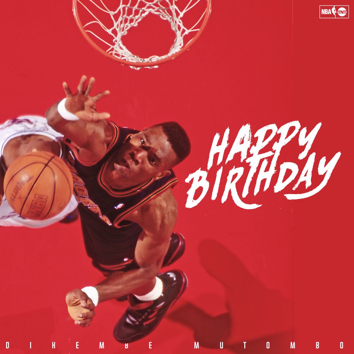  to help wish the No. 2 leading blocker in NBA history, Dikembe Mutombo a Happy Birthday!  