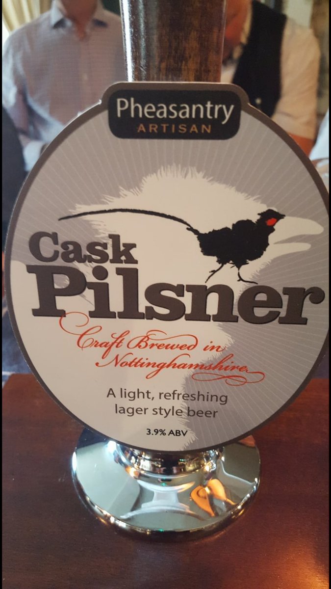 TheParkInn's tweet photo. New artisan guest ale Cask Pilsner by @PheasantryBeer https://t.co/6onpijzw16