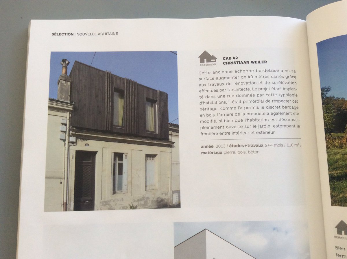 cab42architecte's tweet photo. 15 visites / 2 weekends pr journées portes ouvertes, pas mal! merci @A_VIVRE pr apparition de l' #echoppe en #clt https://t.co/vRM9MvrE0H… https://t.co/ExPZTyiQi4