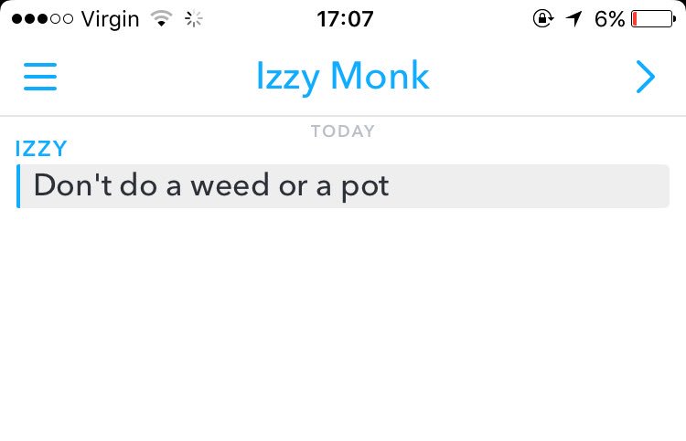 saaammonk's tweet photo. a collection of my little sister being worried about my drug habits https://t.co/dmcOvWuuIu